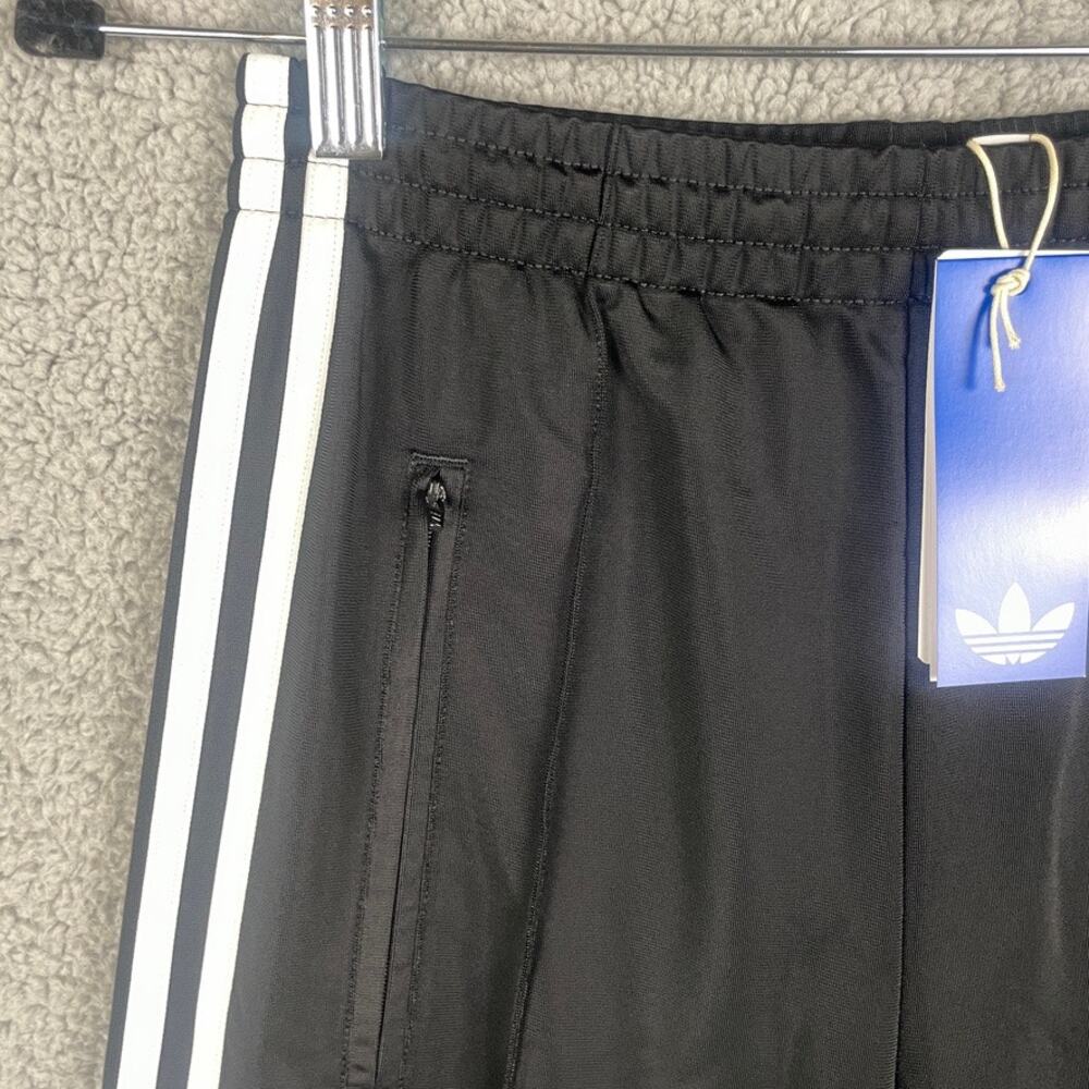 adidas Originals Black Track Pants with White Stripes - Picture 3 of 15